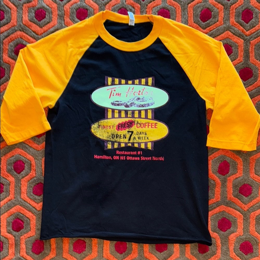 Tim Horton Men's S/M half-sleeved Tee Shirt Hamilton Store #1